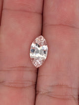 2.69ct Peach Sapphire Marquise