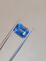 4.05ct Blue Sapphire Emerald Cut