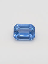 4.05ct Blue Sapphire Emerald Cut
