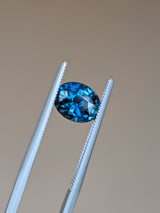 1.67ct Teal Sapphire Oval