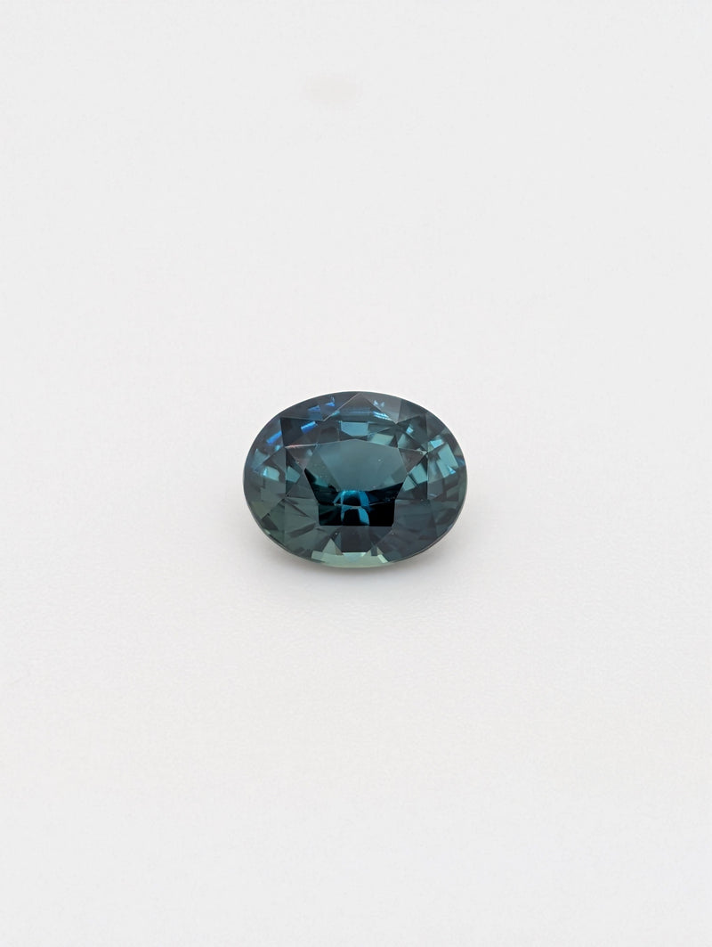 1.67ct Teal Sapphire Oval