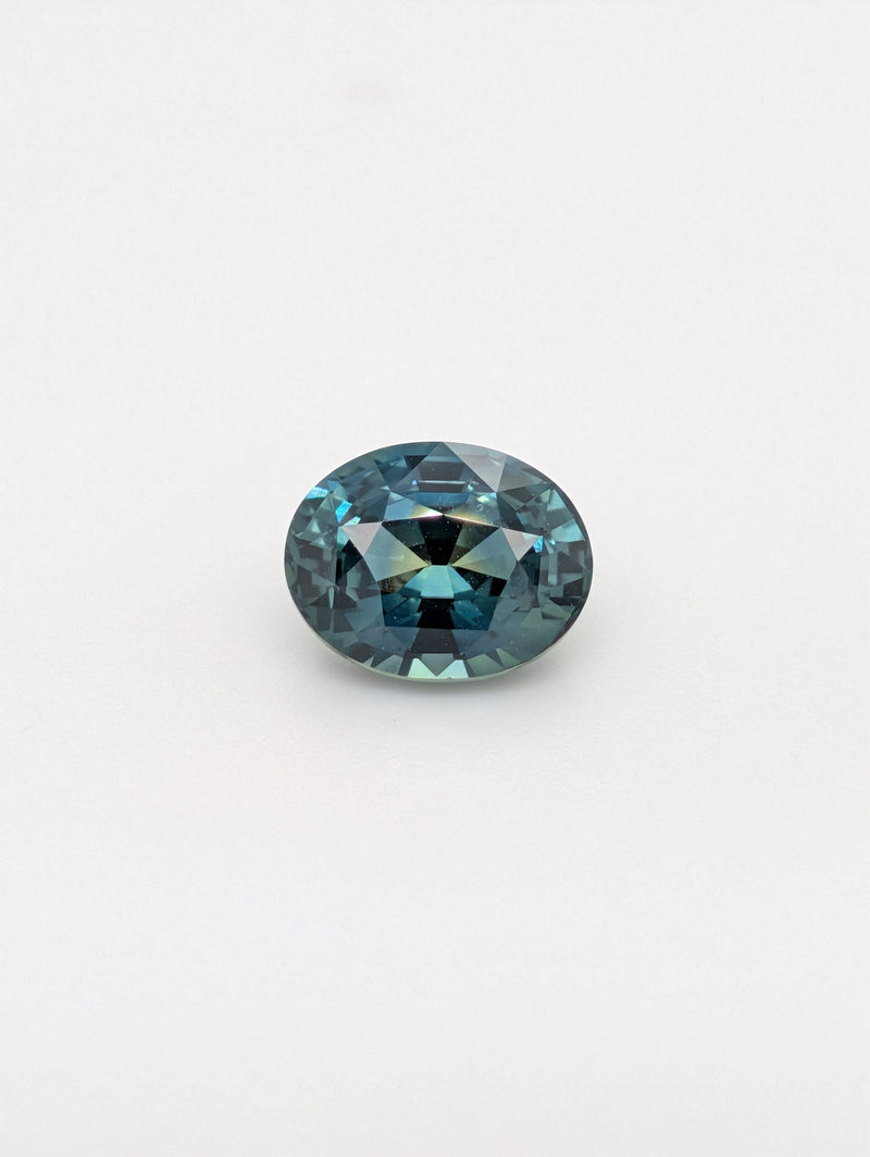 3.04ct Teal Sapphire Oval