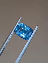 4.03ct Seafoam Sapphire Cushion Cut