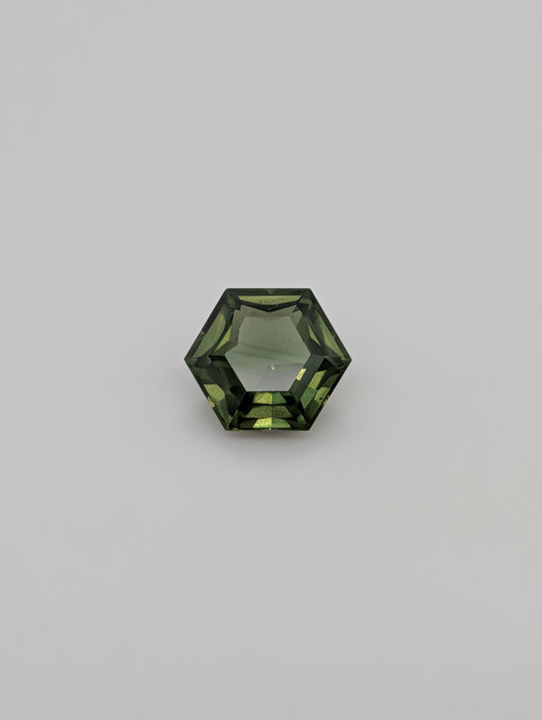 1.43ct Green Sapphire Hexagon