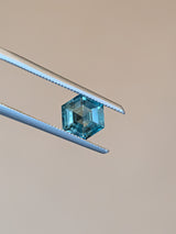 1.26ct Green Sapphire Hexagon