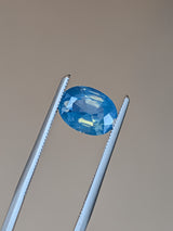 2.02ct Opalescent Teal Sapphire Oval