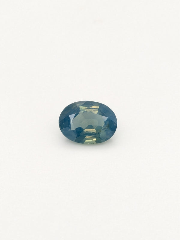 2.02ct Opalescent Teal Sapphire Oval