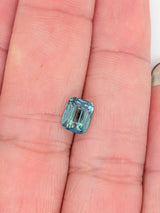 2.02ct Teal Sapphire Cushion Cut