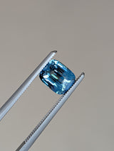 2.02ct Teal Sapphire Cushion Cut