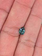 1.20ct Teal Sapphire Pear Shape