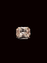 1.09ct Peach Sapphire Radiant Cut