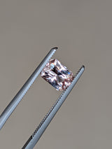 1.09ct Peach Sapphire Radiant Cut