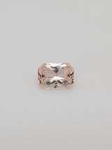 1.09ct Peach Sapphire Radiant Cut