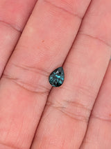 1.11ct Teal Sapphire Pear Shape