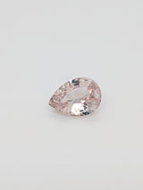 2.08ct Peach Sapphire Pear Shape