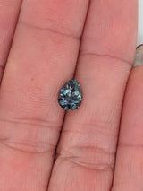 1.30ct Grey Sapphire Pear Shape