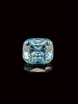 3.30ct Seafoam Sapphire Cushion Cut