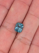 3.30ct Seafoam Sapphire Cushion Cut