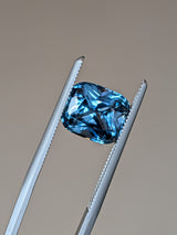 3.30ct Seafoam Sapphire Cushion Cut