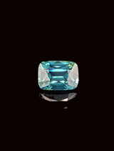 2.01ct Teal Sapphire Cushion Cut