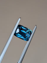 2.01ct Teal Sapphire Cushion Cut