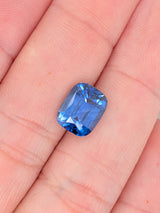 4.01ct Blue Sapphire Cushion Cut