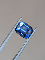4.01ct Blue Sapphire Cushion Cut