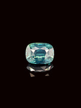 2.01ct Teal Sapphire Cushion Cut