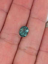 2.55ct Teal Sapphire Oval