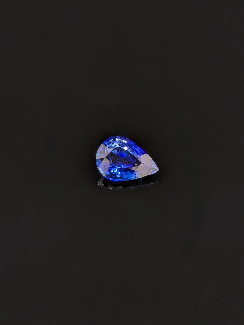 0.69ct Blue Sapphire Pear Shape