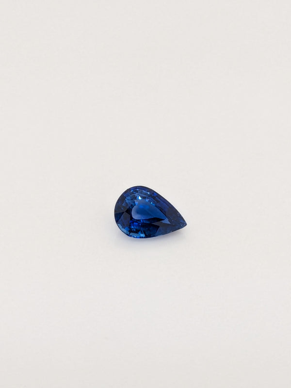 0.69ct Blue Sapphire Pear Shape