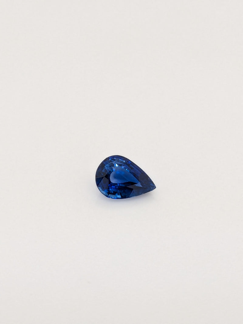 0.69ct Blue Sapphire Pear Shape