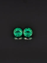 0.70ctw Emerald Round Matched Pair