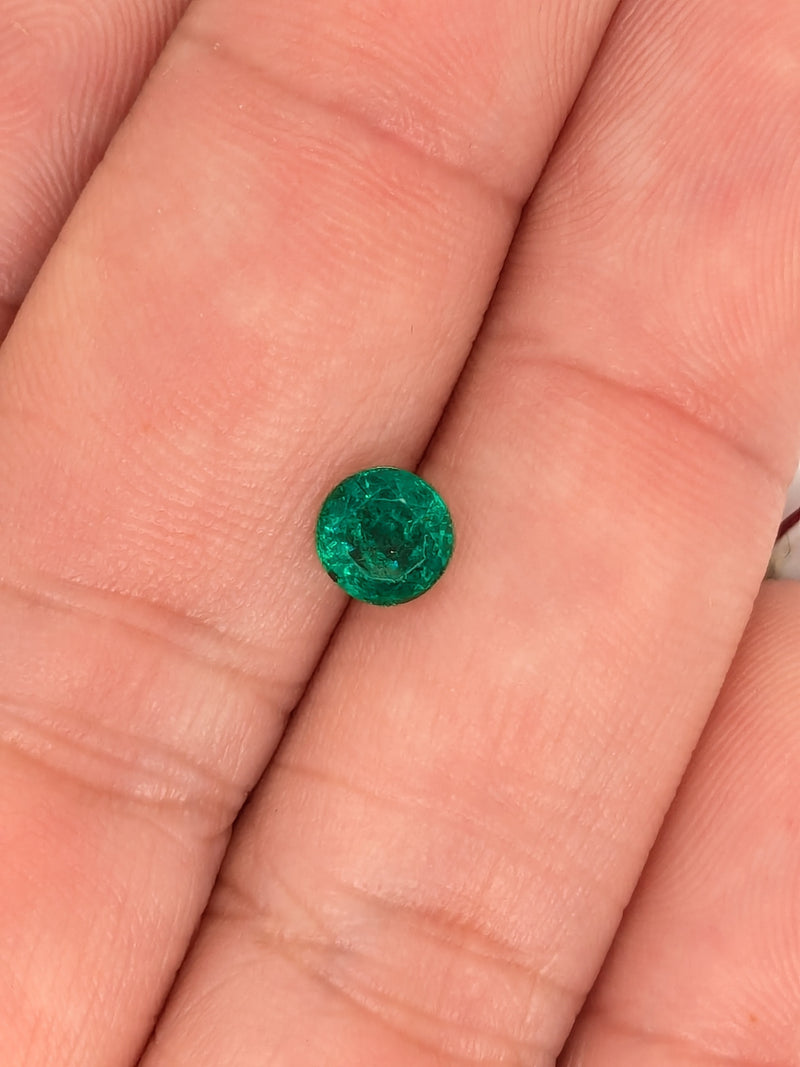 0.61ct Emerald Round