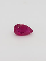 1.70ct Ruby Pear Shape