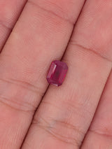1.23ct Ruby Emerald Cut