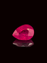 1.63ct Ruby Pear Shape