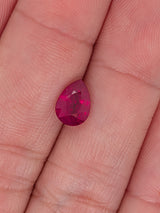 1.63ct Ruby Pear Shape
