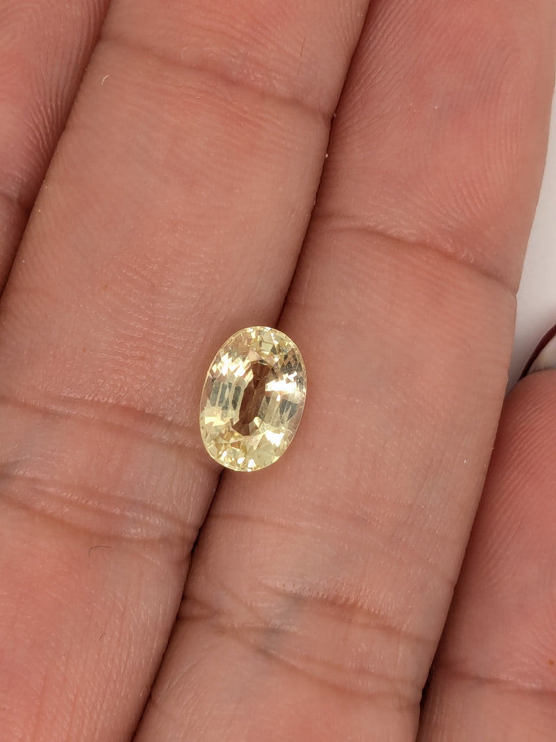 2.28ct Yellow Sapphire Oval