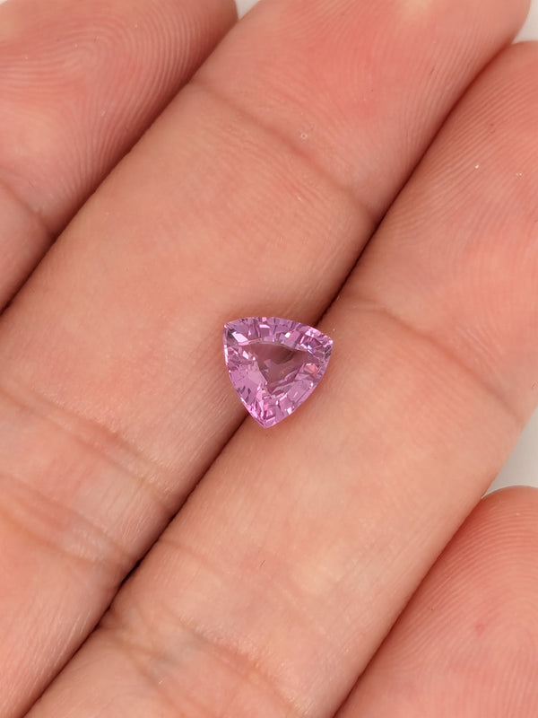 1.26ct Pink Sapphire Trillion
