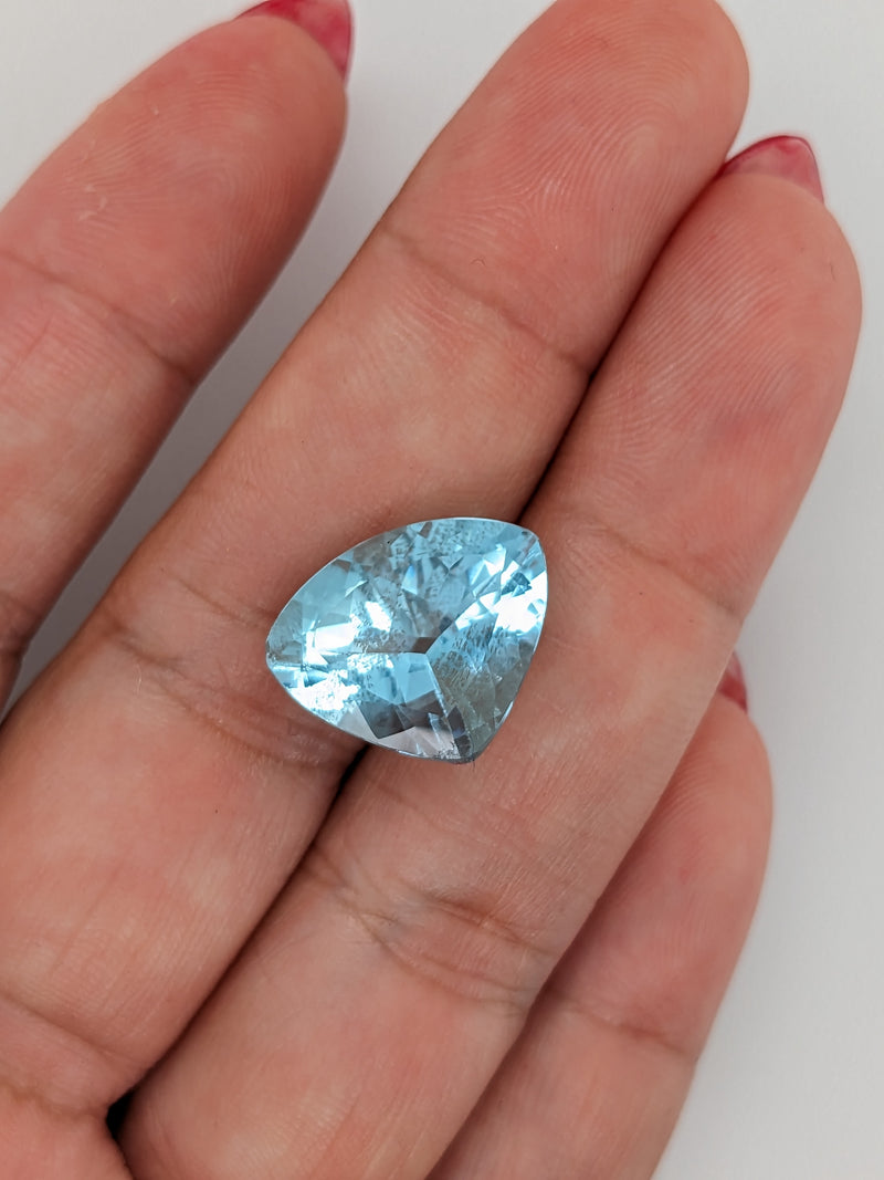 9.59ct Aquamarine Trillion