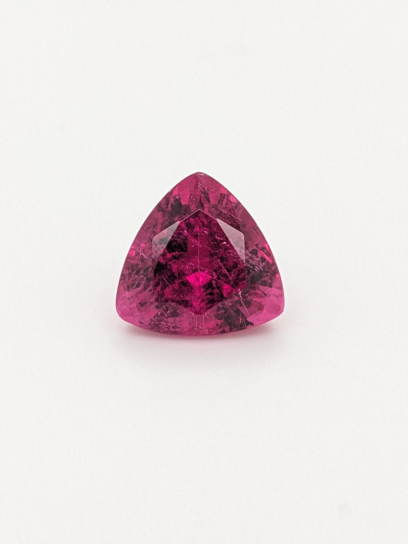 3.73ct Rubellite Trillion