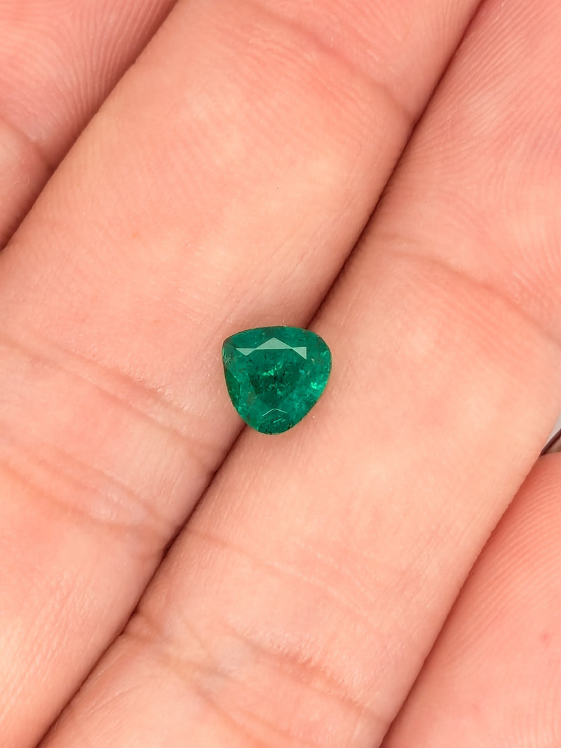 0.72ct Emerald Pear Shape