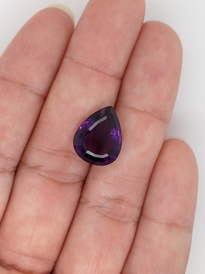 6.23ct Amethyst Pear Shape