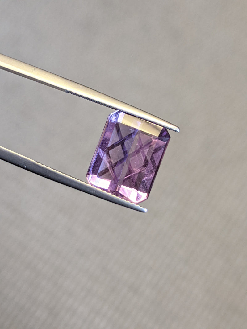 6.34ct Amethyst Fancy Emerald Cut