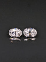 1.56ctw Grey Spinel Oval Matched Pair