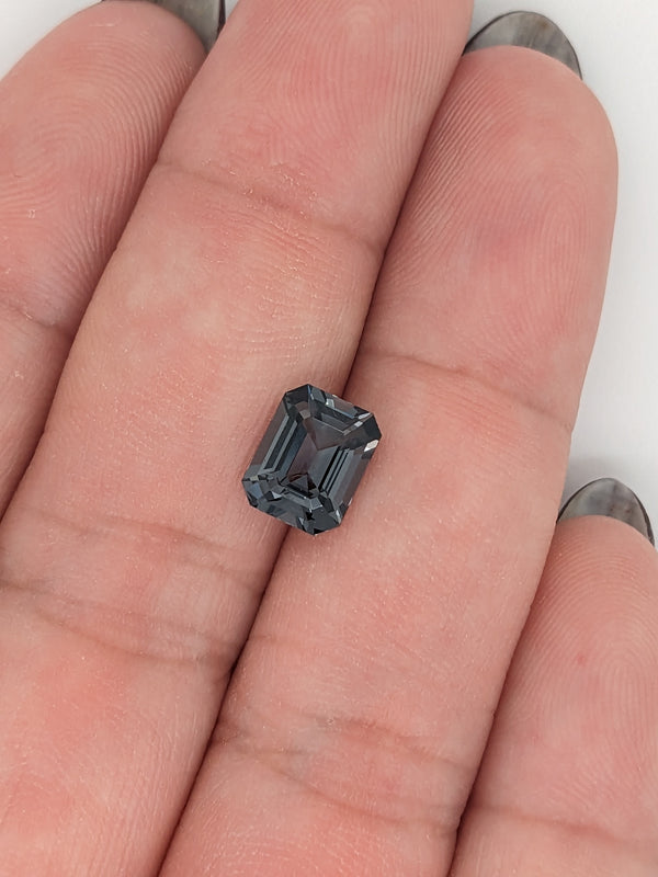 1.93ct Grey Spinel Emerald Cut