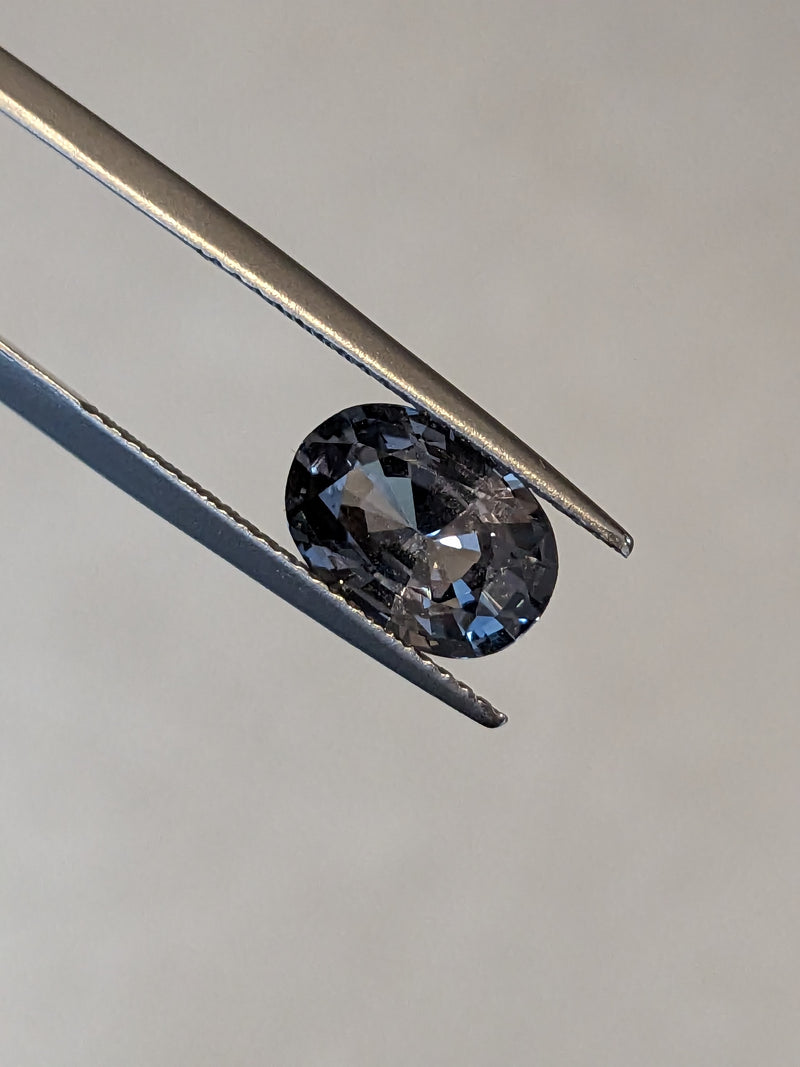 2.71ct Grey Spinel Oval