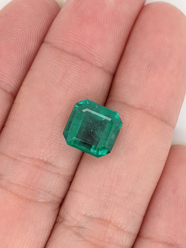 4.11ct Emerald Emerald Cut