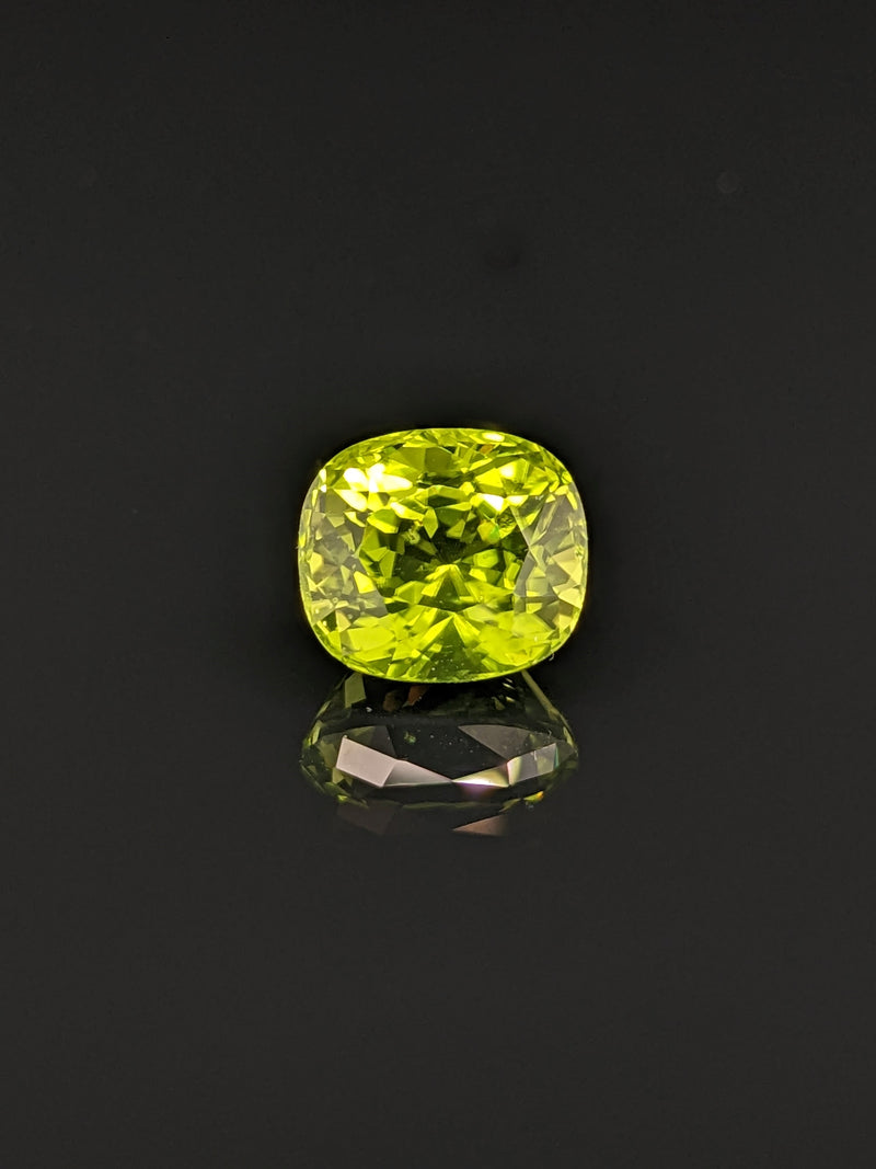 3.42ct Peridot Cushion Cut